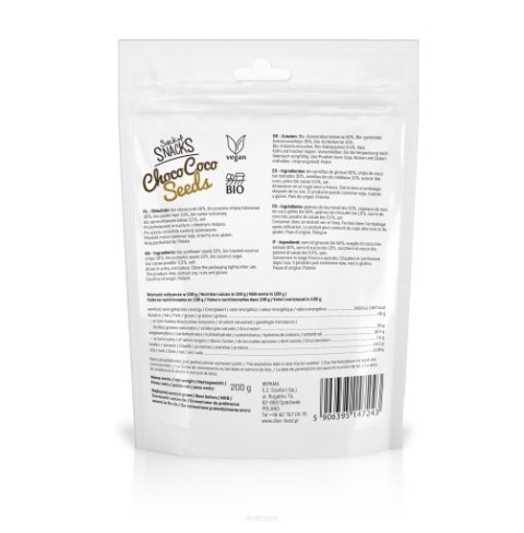 Bio ChocoCoco Nasiona 200 g Bio ChocoCoco Nasiona 200 g