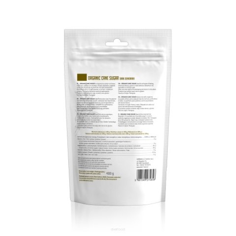 Bio Cukier Trzcinowy Ciemny Demerar 400 g Bio Cukier Trzcinowy Ciemny Demerar 400 g