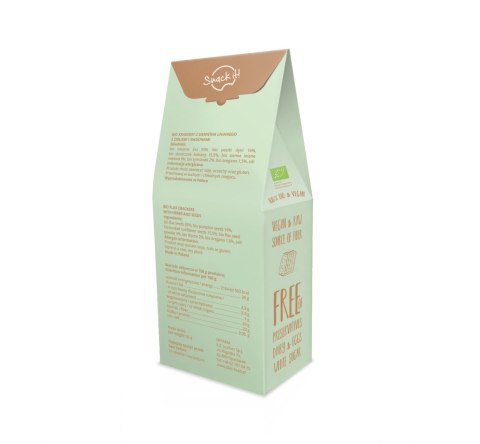 Bio Flax Krakersy z Ziołami i Nasionami 90 g Bio Flax Krakersy z Ziołami i Nasionami 90 g
