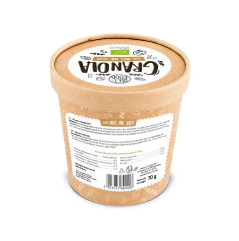 Bio Granola with Nuts cup 70 g Bio Granola with Nuts cup 70 g