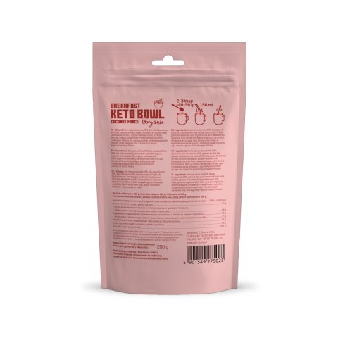 Bio Keto Bowl Coconut Force 200 g Bio Keto Bowl Coconut Force 200 g