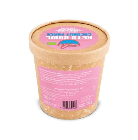 Bio Keto Bowl Coconut Force kubek 70 g Bio Keto Bowl Coconut Force kubek 70 g
