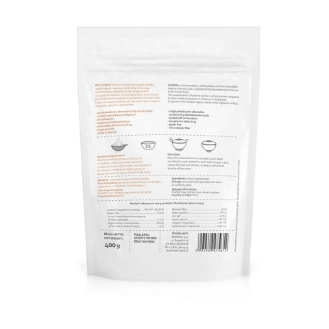 Bio Komosa Ryżowa 3 Kolorowa 400 g Bio Komosa Ryżowa 3 Kolorowa 400 g