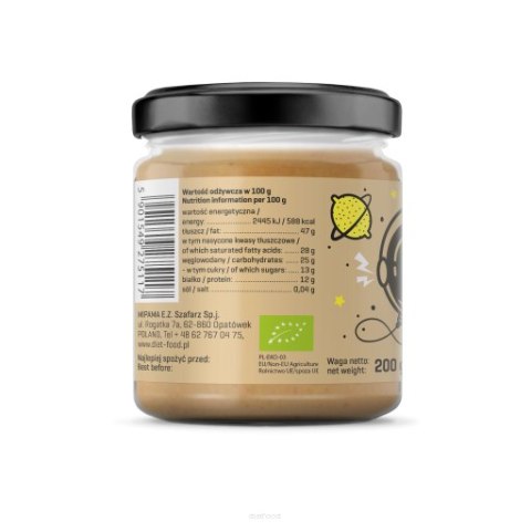 Bio Krem Orzechowo-Cytrynowy 200 g Bio Krem Orzechowo-Cytrynowy 200 g