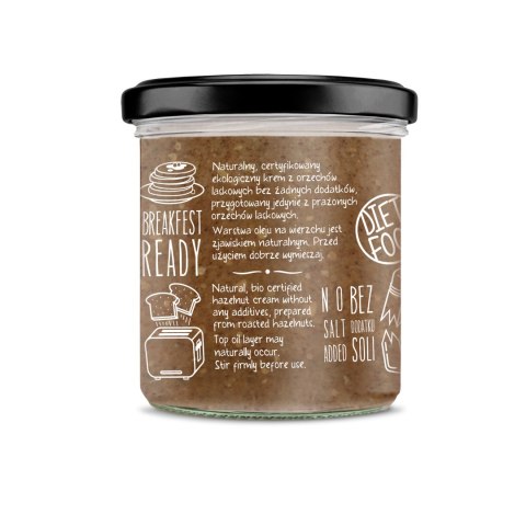 Bio Krem z Orzechów Laskowych - Crunchy 300 g Bio Krem z Orzechów Laskowych - Crunchy 300 g