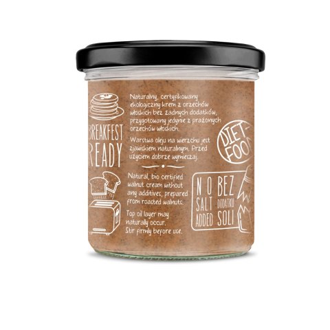 Bio Krem z Orzechów Włoskich 300 g Bio Krem z Orzechów Włoskich 300 g