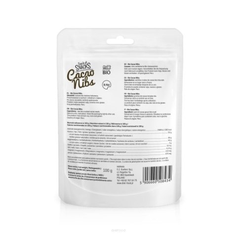 Bio Kruszone Ziarna Kakao 100 g Bio Kruszone Ziarna Kakao 100 g