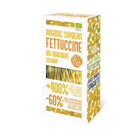 Bio Makaron Sojowy Pomarańczowy Fettuccine 200 g Bio Makaron Sojowy Pomarańczowy Fettuccine 200 g