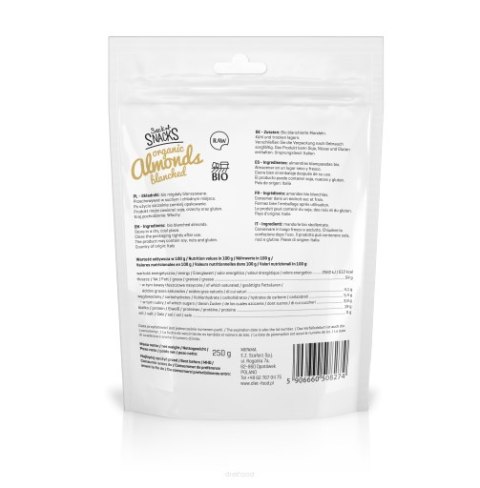 Bio Almond Blanched 250 g Bio Almond Blanched 250 g