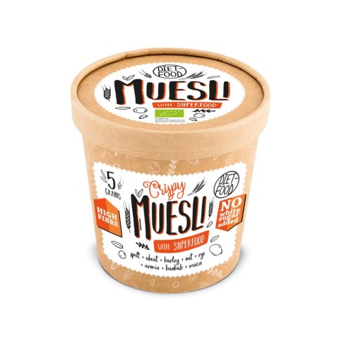 Bio Muesli with Superfood cup 70 g Bio Muesli with Superfood cup 70 g