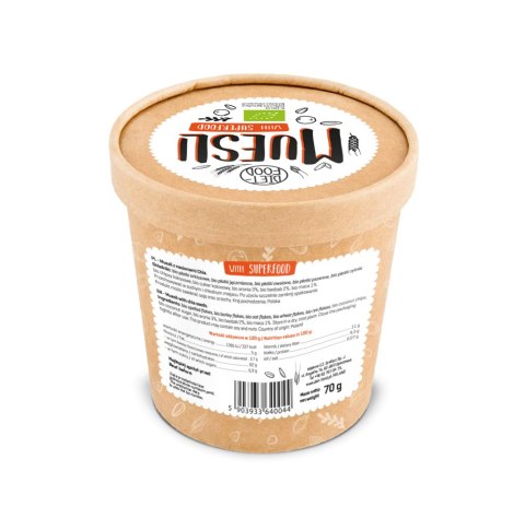 Bio Muesli with Superfood cup 70 g Bio Muesli with Superfood cup 70 g