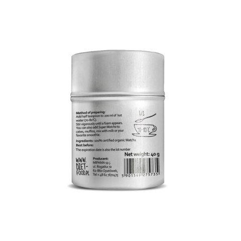 Bio Organic Matcha 40 g Bio Organic Matcha 40 g