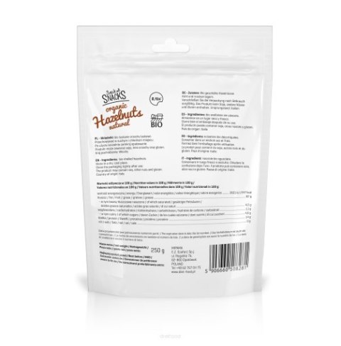Bio Orzechy Laskowe 250 g Bio Orzechy Laskowe 250 g