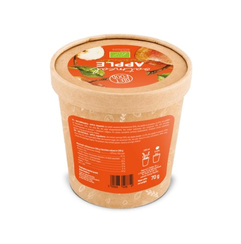 Bio Oatmeal Apple cup 70 g Bio Oatmeal Apple cup 70 g