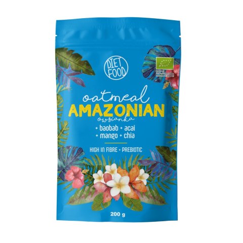 Bio Oatmeal Amazonian with Prebiotic 200 g Bio Oatmeal Amazonian with Prebiotic 200 g
