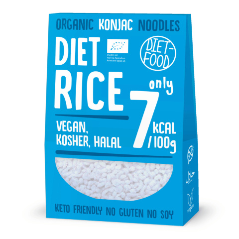 Bio Makaron Shirataki Konjac Ryż 385 g Bio Makaron Shirataki Konjac Ryż 385 g