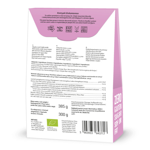 Bio Shirataki Konjac Pasta Vermicelli 385 g Bio Shirataki Konjac Pasta Vermicelli 385 g