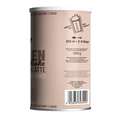 Beauty Kolagen Shake Czekolada 300 g Beauty Kolagen Shake Czekolada 300 g
