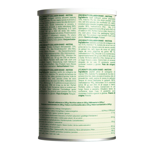 Beauty Kolagen Shake Matcha 300 g Beauty Kolagen Shake Matcha 300 g