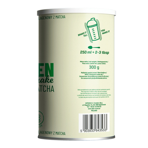 Beauty Kolagen Shake Matcha 300 g Beauty Kolagen Shake Matcha 300 g