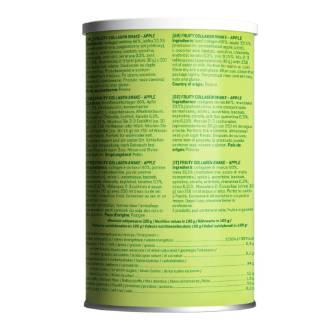 Kolagen Shake Jabłko 300 g Kolagen Shake Jabłko 300 g