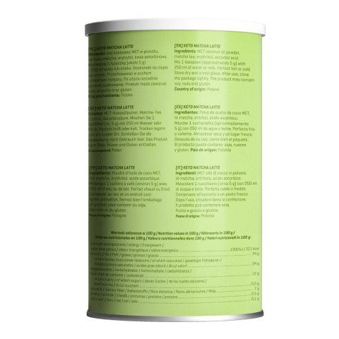 Matcha Latte Keto Friendly 300 g Matcha Latte Keto Friendly 300 g