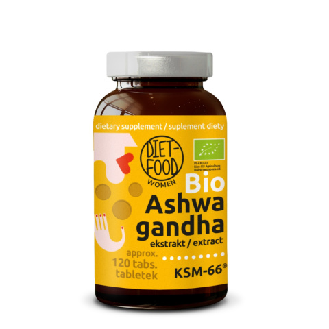 Bio Ashwagandha KSM-66 36 g - ok. 120 tab. Bio Ashwagandha KSM-66 36 g - ok. 120 tab.