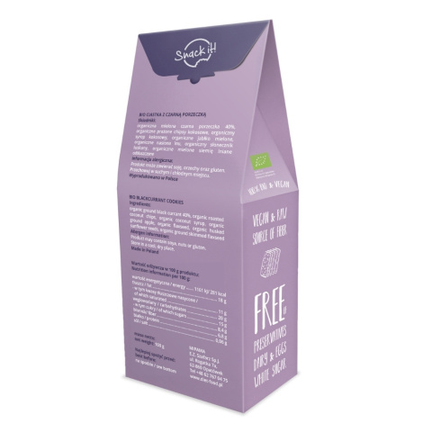 Bio Black Currant Cookies 100 g Bio Black Currant Cookies 100 g
