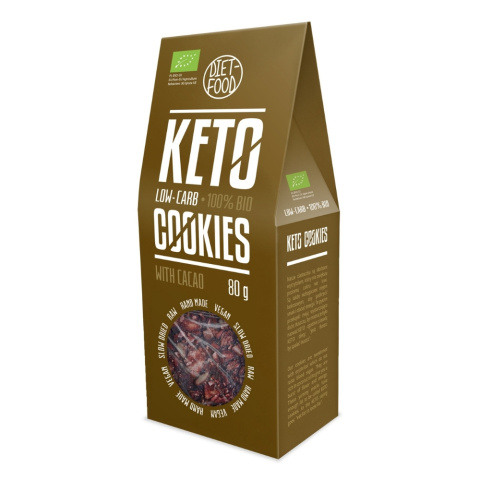 Bio Ciasteczka Keto Kakao 80 g Bio Ciasteczka Keto Kakao 80 g