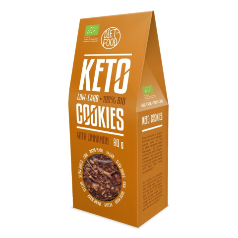 Bio Ciasteczka Keto z Cynamonem 80 g Bio Ciasteczka Keto z Cynamonem 80 g
