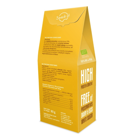 Bio Ciasteczka Proteinowe 80 g Bio Ciasteczka Proteinowe 80 g