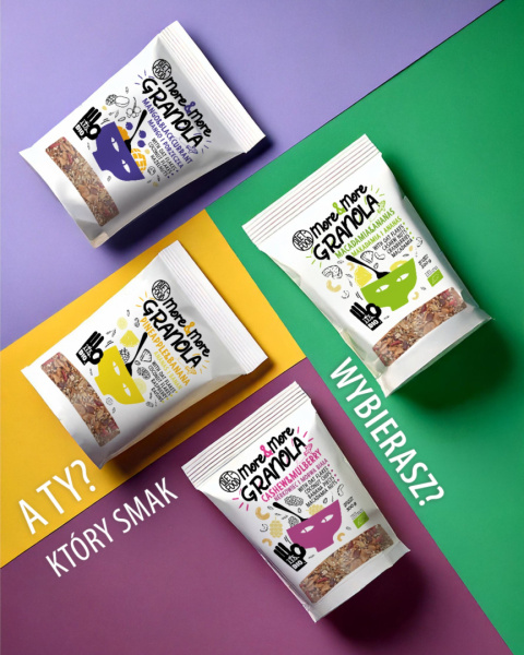 Bio Granola More&More - Macadamia and Pineapple 300 g Bio Granola More&More - Macadamia and Pineapple 300 g
