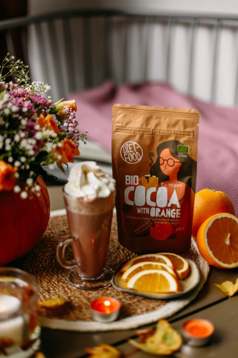 Bio Cocoa with orange flavor 200 g Bio Cocoa with orange flavor 200 g