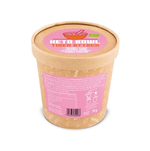 Bio Keto Bowl Tiger Attack kubek 70 g Bio Keto Bowl Tiger Attack kubek 70 g