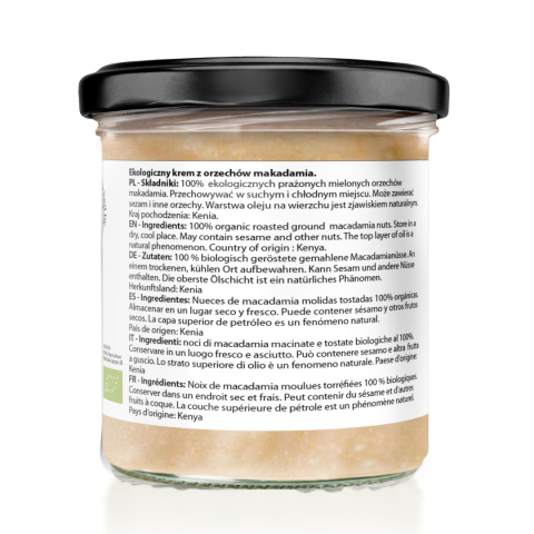Bio Macadamia Cream 300 g Bio Macadamia Cream 300 g