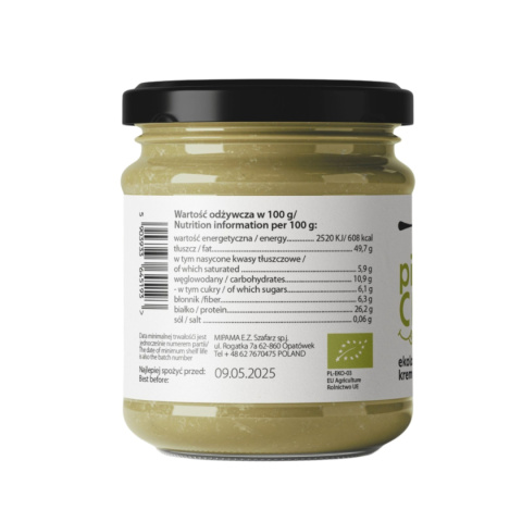 Bio Krem Pistacjowy 180 g Bio Krem Pistacjowy 180 g