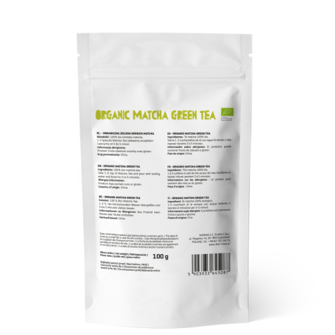 Bio Zielona Herbata Matcha Proszek 100 g Bio Zielona Herbata Matcha Proszek 100 g