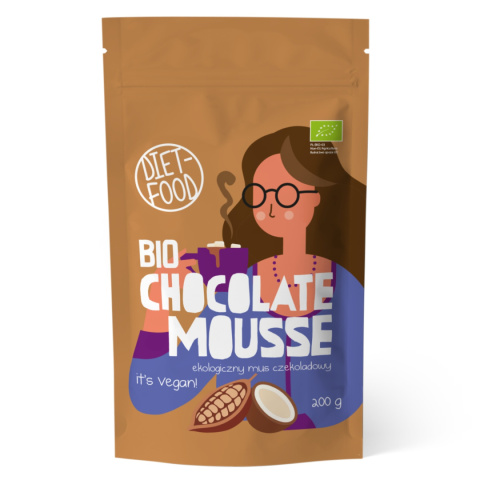 Bio Chocolate Mousse - powder 200 g Bio Chocolate Mousse - powder 200 g