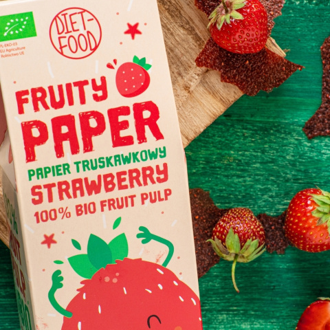 Bio Papier Owocowy Truskawka 25 g Bio Papier Owocowy Truskawka 25 g