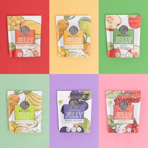 Bio Żelki Owocowe Malina 50 g Bio Żelki Owocowe Malina 50 g