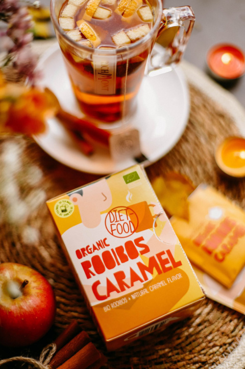 Rooibos Caramel - herbata ziołowa z karmelem 20 torebek - 30 g Rooibos Caramel - herbata ziołowa z karmelem 20 torebek - 30 g