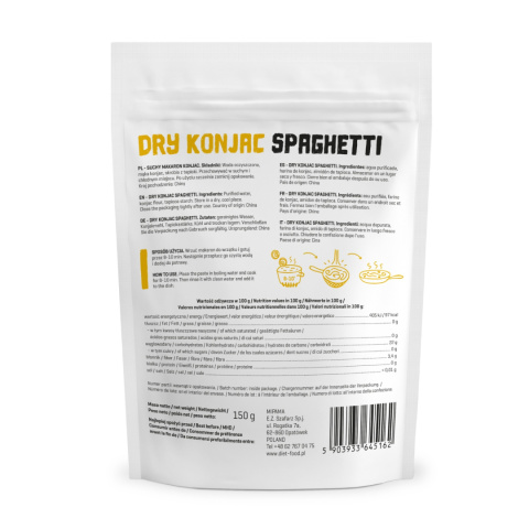 Suchy Makaron Shirataki Konjac Spaghetti 150 g Suchy Makaron Shirataki Konjac Spaghetti 150 g