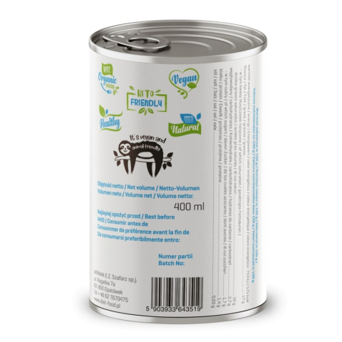 ZESTAW 6x Bio Mleczko kokosowe 17% - puszka 400 ml ZESTAW 6x Bio Mleczko kokosowe 17% - puszka 400 ml