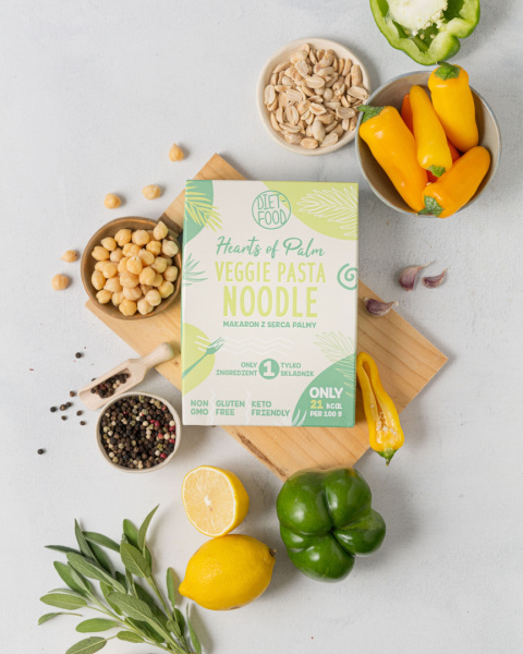 1+1 FREE! Keto pasta Noodle Hearts of Palm - box 255 g 1+1 FREE! Keto pasta Noodle Hearts of Palm - box 255 g
