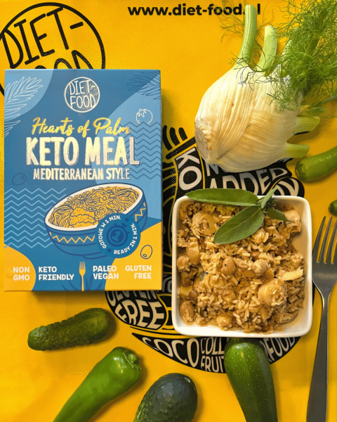 5+1 GRATIS! Keto Posiłek z Serc Palmy - danie śródziemnomorskie 255 g 5+1 GRATIS! Keto Posiłek z Serc Palmy - danie śródziemnomorskie 255 g