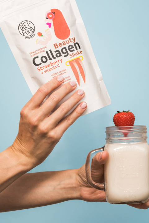 Beauty Kolagen Shake z truskawką 200 g Beauty Kolagen Shake z truskawką 200 g