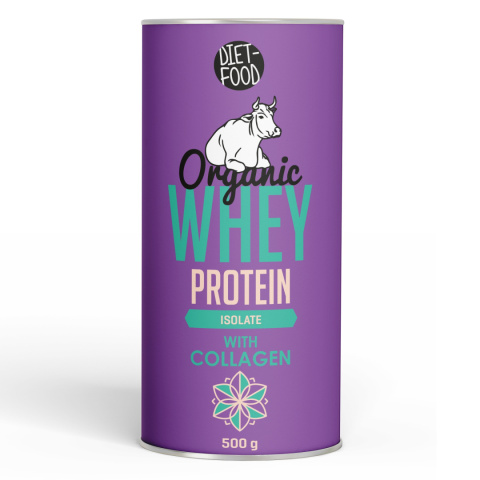 Białko Serwatkowe Whey Izolat z Kolagenem 500 g Białko Serwatkowe Whey Izolat z Kolagenem 500 g