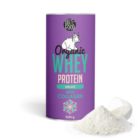Białko Serwatkowe Whey Izolat z Kolagenem 500 g Białko Serwatkowe Whey Izolat z Kolagenem 500 g
