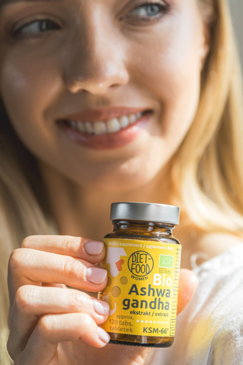 Bio Ashwagandha KSM-66 36 g - ok. 120 tab. Bio Ashwagandha KSM-66 36 g - ok. 120 tab.