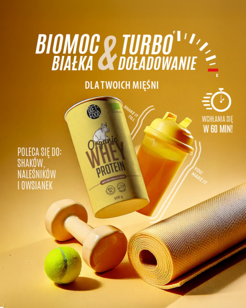 Bio Białko Serwatkowe z Wanilią 500 g Bio Białko Serwatkowe z Wanilią 500 g
